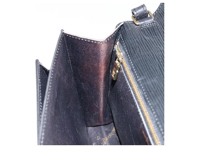 LOUIS VUITTON Epi Serie Dragonne Clutch Bag Nero M52612 LV Auth th6460 - vista 20
