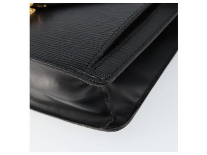 LOUIS VUITTON Epi Serie Dragonne Clutch Bag Nero M52612 LV Auth th6460 - vista 7