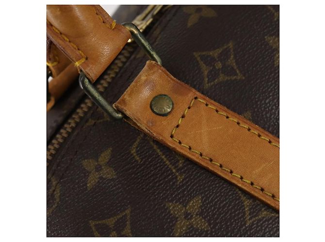 LOUIS VUITTON Borsa Boston Monogram Keepall 55 M41424 LV Auth BA7894 Monogramma - vista 10