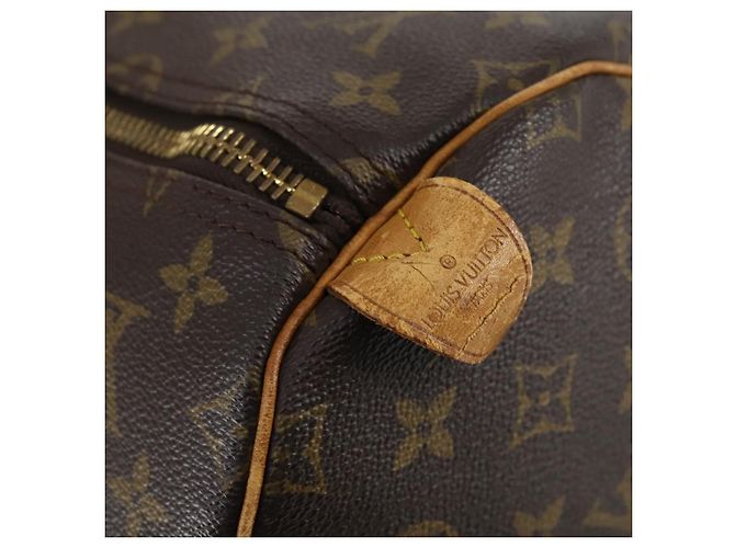 LOUIS VUITTON Borsa Boston Monogram Keepall 55 M41424 LV Auth BA7894 Monogramma - vista 17