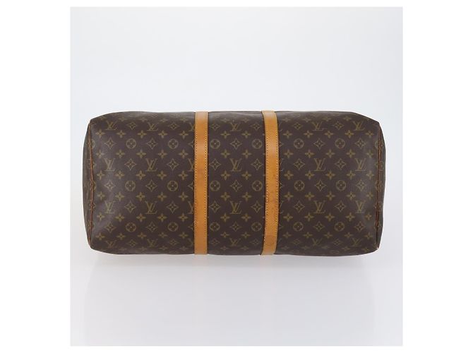 LOUIS VUITTON Borsa Boston Monogram Keepall 55 M41424 LV Auth BA7894 Monogramma - vista 5
