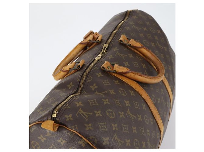 LOUIS VUITTON Borsa Boston Monogram Keepall 55 M41424 LV Auth BA7894 Monogramma - vista 6