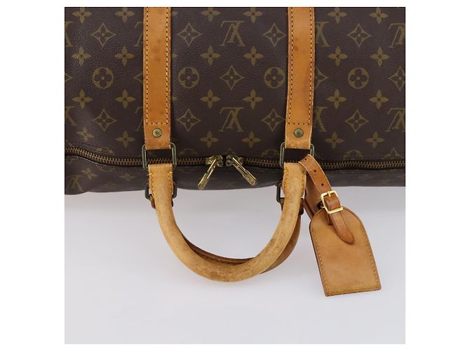 LOUIS VUITTON Borsa Boston Monogram Keepall 55 M41424 LV Auth BA7894 Monogramma - vista 7