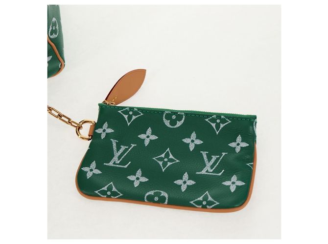 LOUIS VUITTON Borsa a Tracolla Monogram Speedy P9 25 Verde M24423 LV Auth 139047SM Monogramma - vista 21