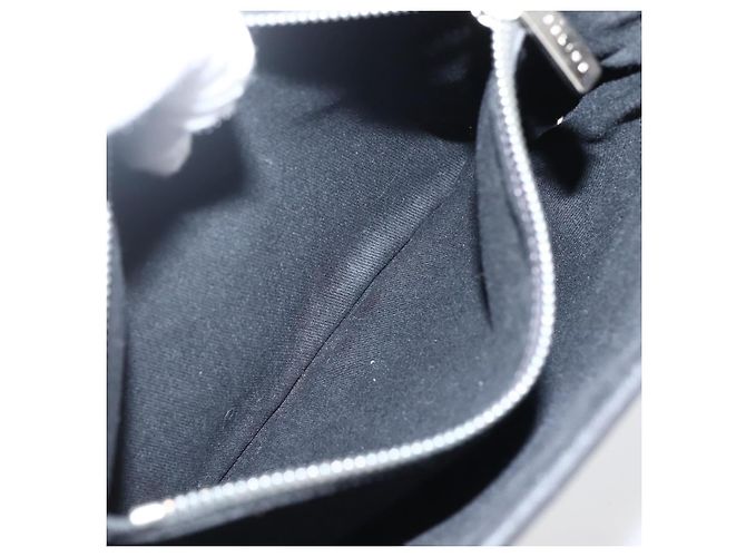 Céline CELINE C Macadam Canvas Handtasche Schwarz Silber Auth gh998 - Ansicht 20
