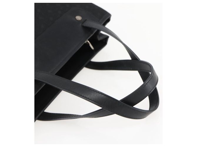 Céline CELINE C Macadam Canvas Handtasche Schwarz Silber Auth gh998 - Ansicht 7