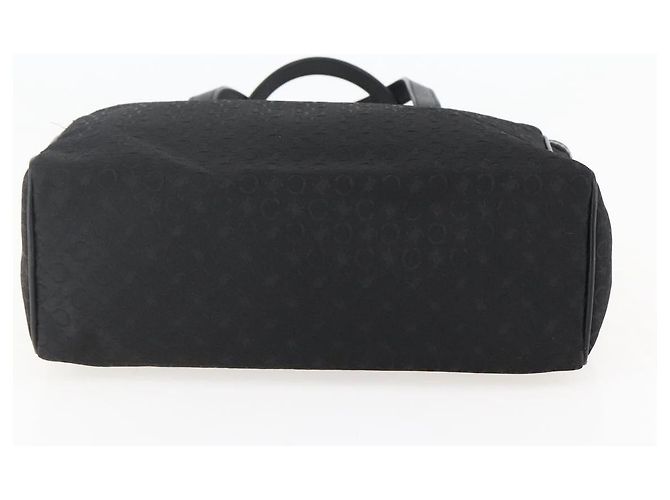 Céline CELINE C Macadam Canvas Handtasche Schwarz Silber Auth gh998 - Ansicht 9