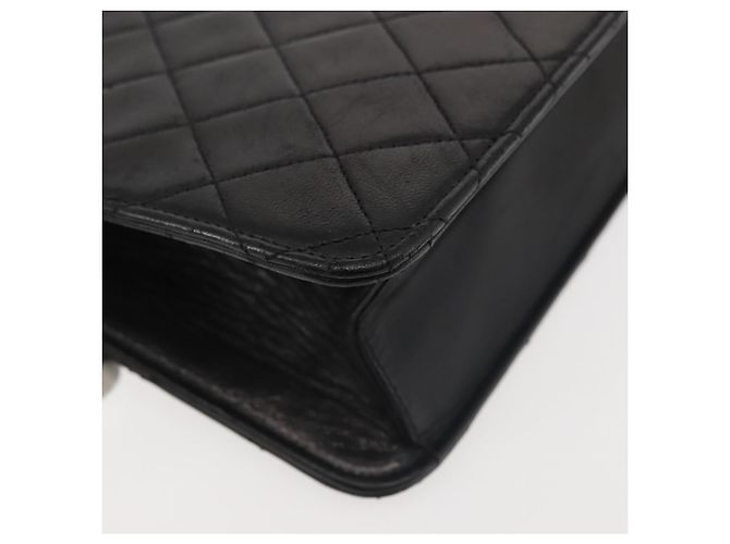 Borsa a Spalla CHANEL in Pelle di Agnello Nera Oro CC Auth 143810 Nero D'oro - vista 12