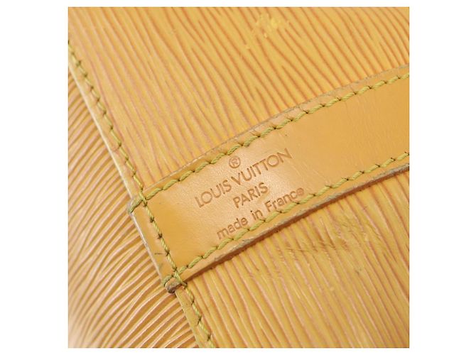 Noe LOUIS VUITTON Borsa a Spalla Petit Noé Epi Gialla M44109 LV Auth 144770 Giallo - vista 17