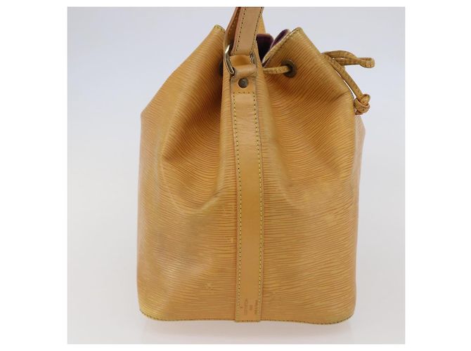 Noe LOUIS VUITTON Borsa a Spalla Petit Noé Epi Gialla M44109 LV Auth 144770 Giallo - vista 3