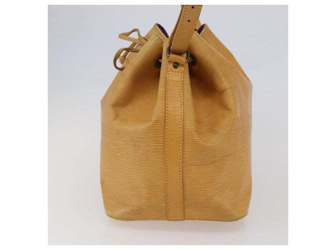 Noe LOUIS VUITTON Borsa a Spalla Petit Noé Epi Gialla M44109 LV Auth 144770 Giallo - vista 4