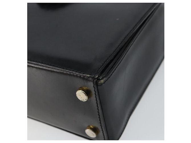 Céline Borsa a mano CELINE in pelle nera e oro Auth 144782 Nero D'oro - vista 10