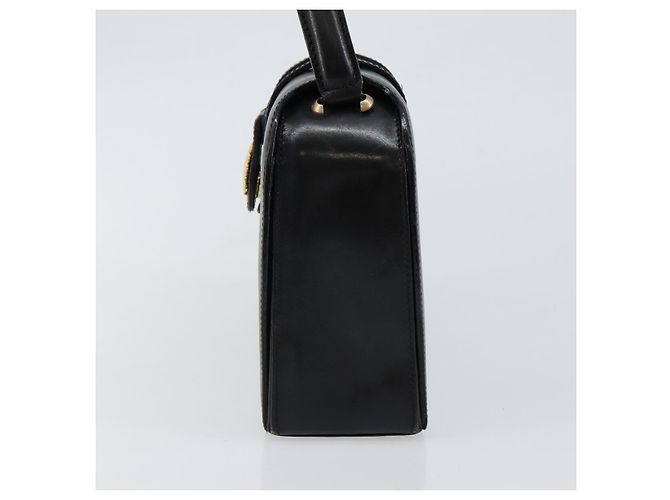 Céline Borsa a mano CELINE in pelle nera e oro Auth 144782 Nero D'oro - vista 4