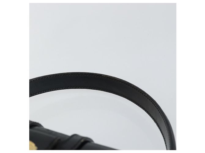 Céline Borsa a mano CELINE in pelle nera e oro Auth 144782 Nero D'oro - vista 8
