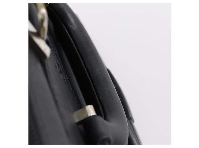 Valigia LOEWE Nylon Nero Argento Auth bs29570 - vista 15