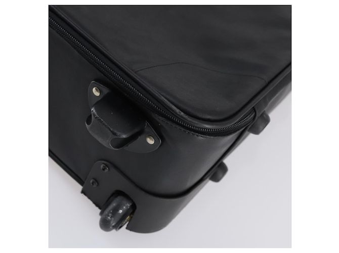 Valigia LOEWE Nylon Nero Argento Auth bs29570 - vista 16