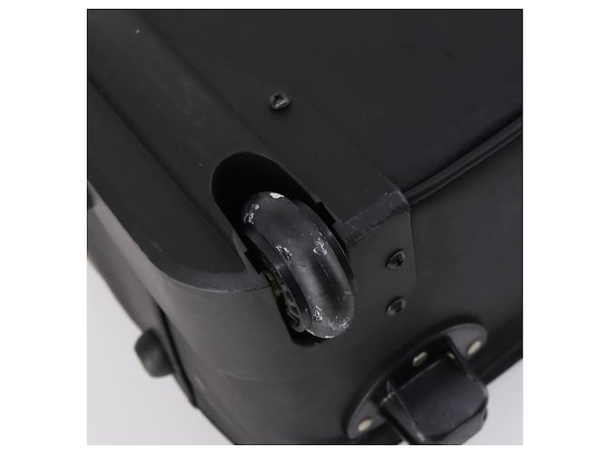 Valigia LOEWE Nylon Nero Argento Auth bs29570 - vista 18