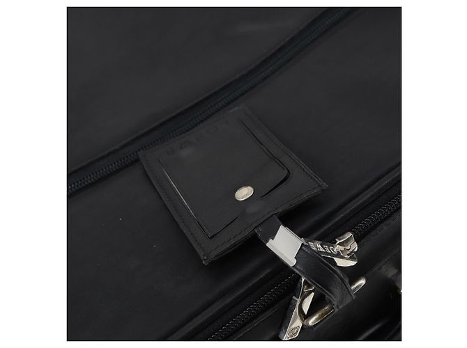 Valigia LOEWE Nylon Nero Argento Auth bs29570 - vista 19