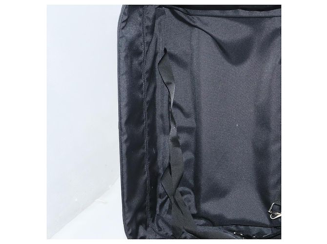 Valigia LOEWE Nylon Nero Argento Auth bs29570 - vista 25