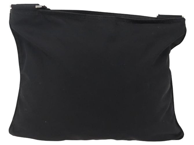Borsa a Spalla PRADA Nylon Nero Argento Autentica 144491 - vista 3