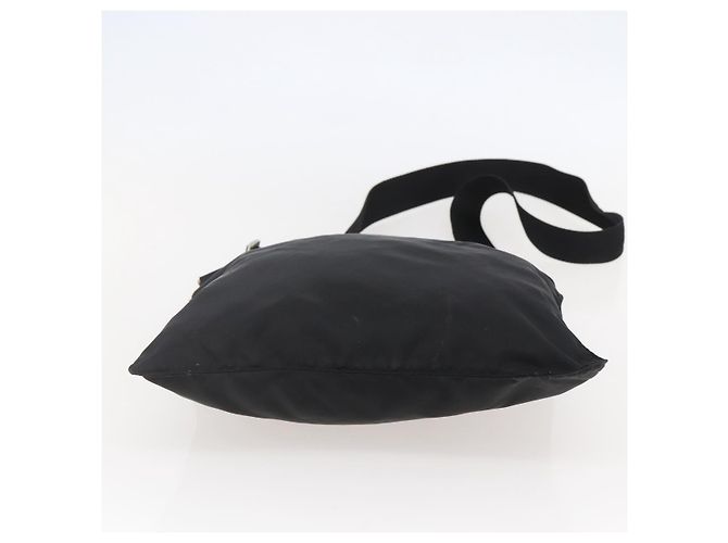 Borsa a Spalla PRADA Nylon Nero Argento Autentica 144491 - vista 9