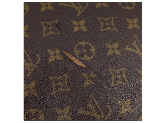LOUIS VUITTON Borsa Boston Monogram Keepall 55 M41424 LV Auth 140023 Monogramma - vista 14