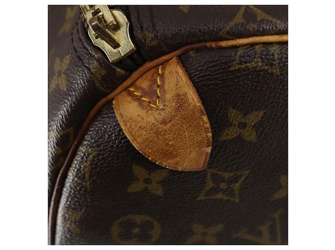 LOUIS VUITTON Borsa Boston Monogram Keepall 55 M41424 LV Auth 140023 Monogramma - vista 16