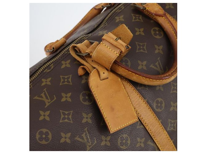 LOUIS VUITTON Borsa Boston Monogram Keepall 55 M41424 LV Auth 140023 Monogramma - vista 17