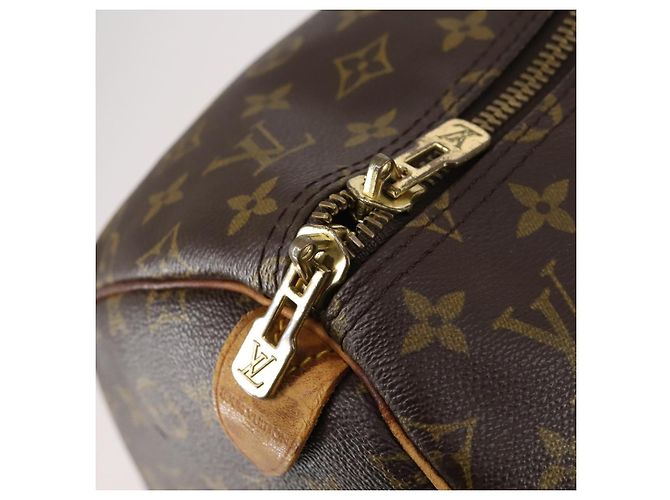 LOUIS VUITTON Borsa Boston Monogram Keepall 55 M41424 LV Auth 140023 Monogramma - vista 18