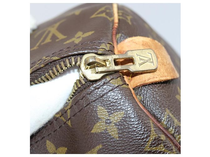 LOUIS VUITTON Borsa Boston Monogram Keepall 55 M41424 LV Auth 140023 Monogramma - vista 19