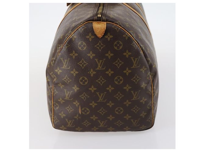 LOUIS VUITTON Borsa Boston Monogram Keepall 55 M41424 LV Auth 140023 Monogramma - vista 4