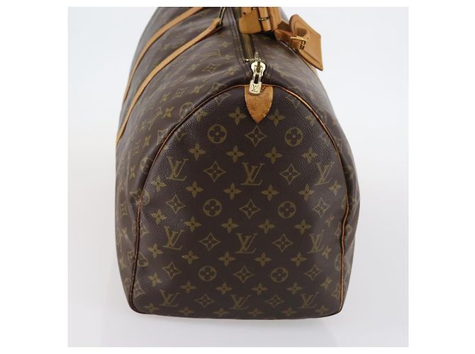 LOUIS VUITTON Borsa Boston Monogram Keepall 55 M41424 LV Auth 140023 Monogramma - vista 5