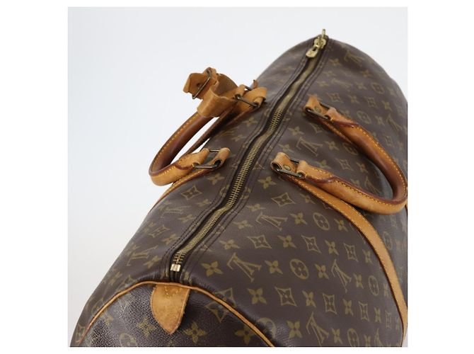 LOUIS VUITTON Borsa Boston Monogram Keepall 55 M41424 LV Auth 140023 Monogramma - vista 6