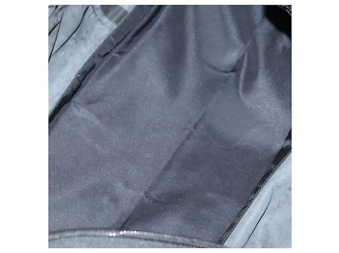 Borsa Boston PRADA in nylon nero argento autentica 143769 - vista 18