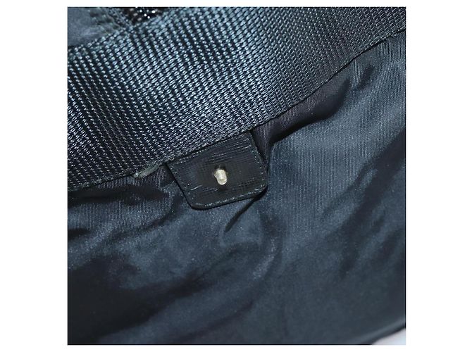 Borsa Boston PRADA in nylon nero argento autentica 143769 - vista 6