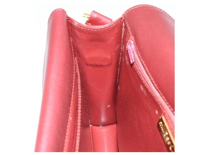 Cartier Bolso de hombro Must Line de cuero burdeos y oro Auth mr1585 Dorado - vista 19