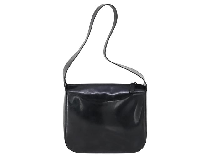 Borsa a Spalla GUCCI Smalto Nero Auth ep12128 - vista 3