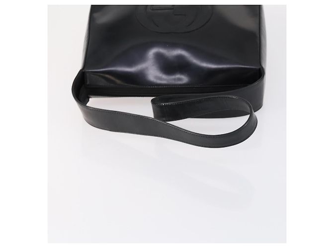Borsa a Spalla GUCCI Smalto Nero Auth ep12128 - vista 7