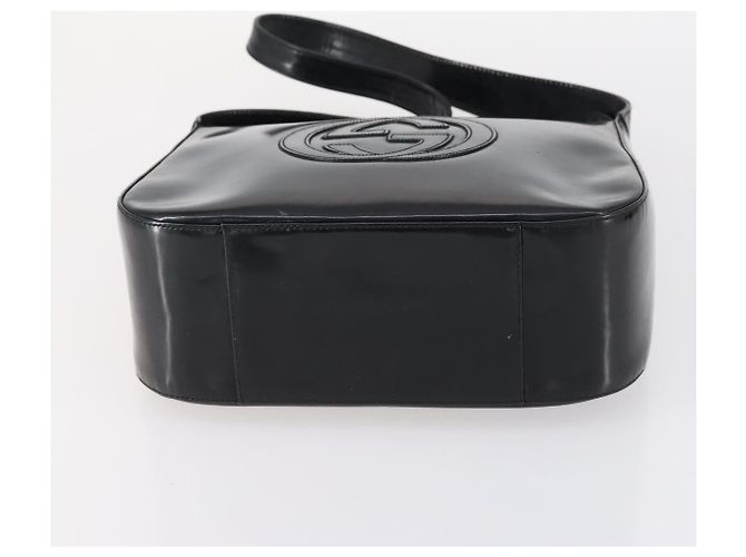 Borsa a Spalla GUCCI Smalto Nero Auth ep12128 - vista 9