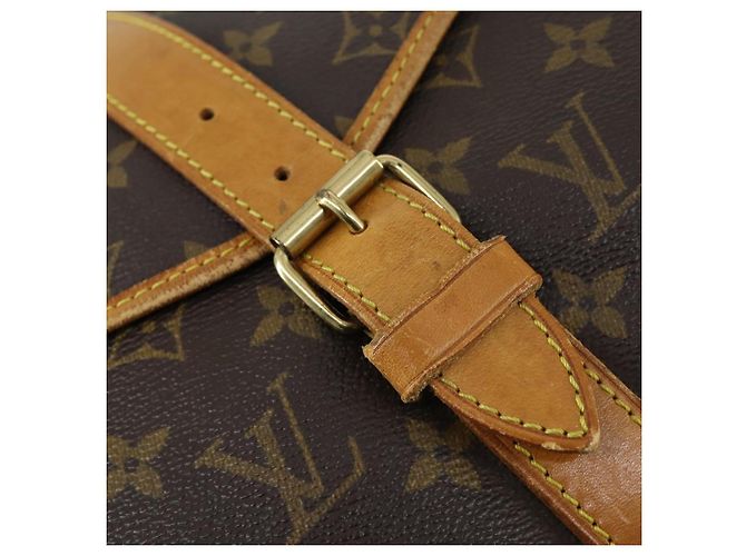 LOUIS VUITTON Borsa a Spalla Monogram Saumur 35 M42254 LV Auth ka510 Monogramma - vista 20