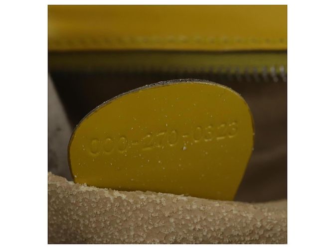 Bolsa de Mão GUCCI Bamboo Esmalte 2 vias Ouro Amarelo 000 270 0323 Auth ar13838 Dourado - vista 23