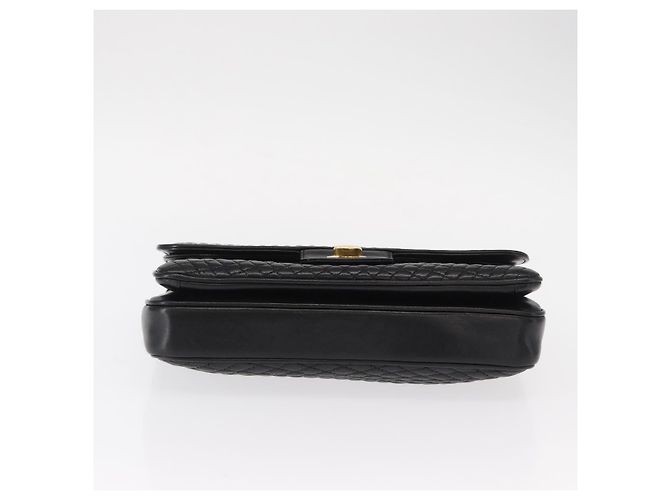 BALLY Borsa a Spalla con Catena Pelle Nera Oro Auth am9804 Nero D'oro - vista 10