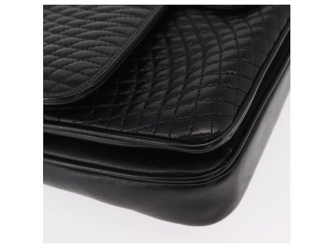 BALLY Borsa a Spalla con Catena Pelle Nera Oro Auth am9804 Nero D'oro - vista 11