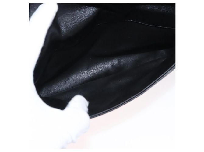 BALLY Borsa a Spalla con Catena Pelle Nera Oro Auth am9804 Nero D'oro - vista 23
