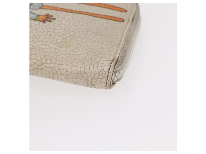 LOUIS VUITTON Monogram Empreinte Zippy Geldbörse Vertikal Neige M80337 Auth 154891 Weiß - Ansicht 14