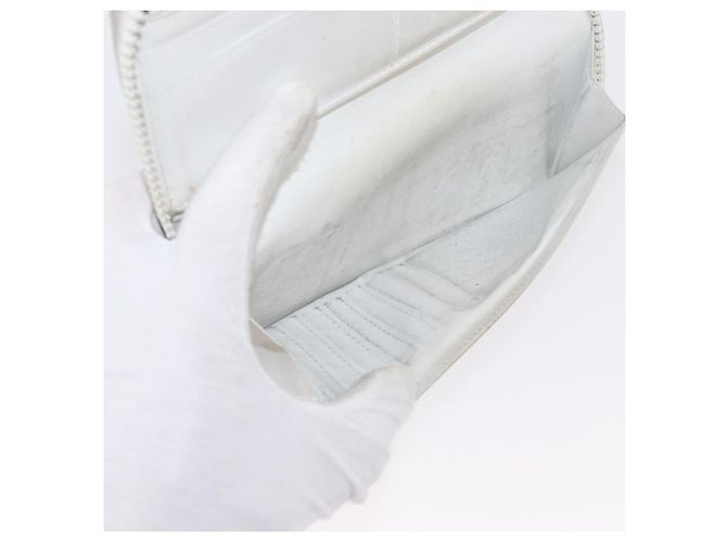 LOUIS VUITTON Monogram Empreinte Zippy Geldbörse Vertikal Neige M80337 Auth 154891 Weiß - Ansicht 19
