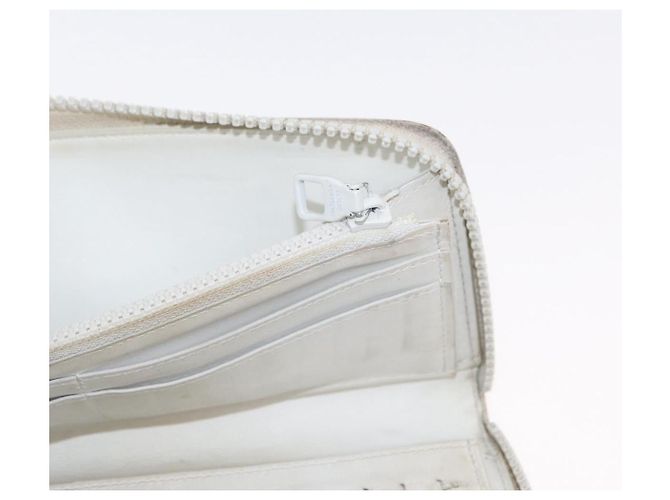 LOUIS VUITTON Monogram Empreinte Zippy Geldbörse Vertikal Neige M80337 Auth 154891 Weiß - Ansicht 21