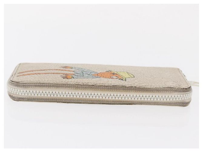 LOUIS VUITTON Monogram Empreinte Zippy Geldbörse Vertikal Neige M80337 Auth 154891 Weiß - Ansicht 4