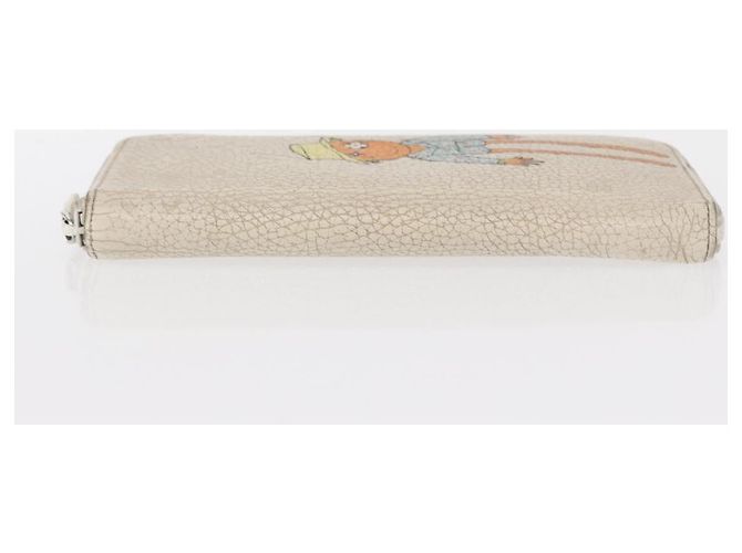 LOUIS VUITTON Monogram Empreinte Zippy Geldbörse Vertikal Neige M80337 Auth 154891 Weiß - Ansicht 5