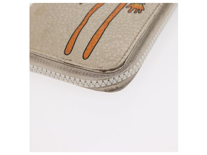 LOUIS VUITTON Monogram Empreinte Zippy Geldbörse Vertikal Neige M80337 Auth 154891 Weiß - Ansicht 8